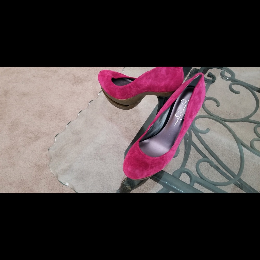 Jessica Simpson platform heels